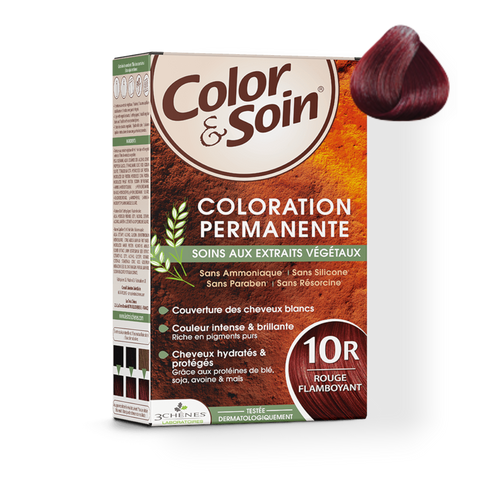 Color&Soin Přírodní barvy na vlasy: 10R - Planoucí Červená
