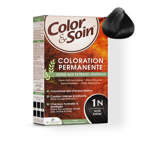 Color&Soin Přírodní barvy na vlasy: 1N - Ebenová Černá