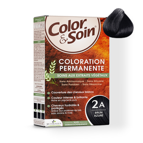Color&Soin Přírodní barvy na vlasy: 2A - Blankytně černá