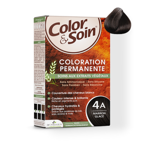 Color&Soin Přírodní barvy na vlasy: 4A - Ledově Hnědá