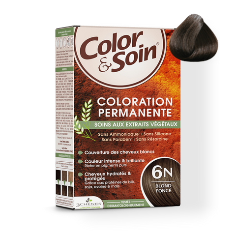 Color&Soin Přírodní barvy na vlasy: 6N - Tmavá blond