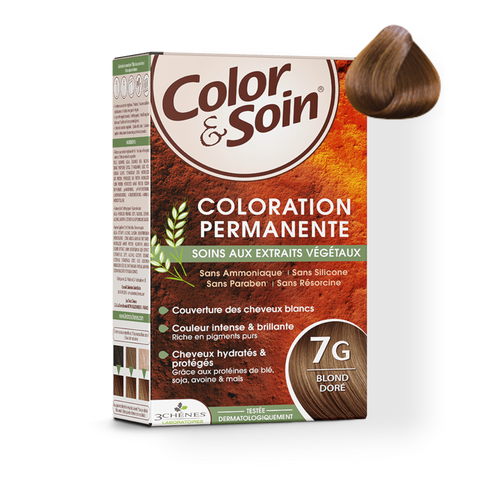 Color&Soin Přírodní barvy na vlasy: 7G - Zlatá Blond