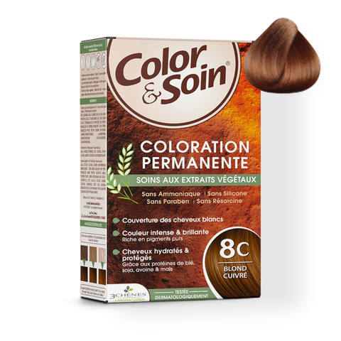 Color&Soin Přírodní barvy na vlasy: 8C - Měděná Blond