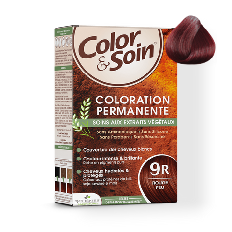 Color&Soin Přírodní barvy na vlasy: 9R - Ohnivě Rudá