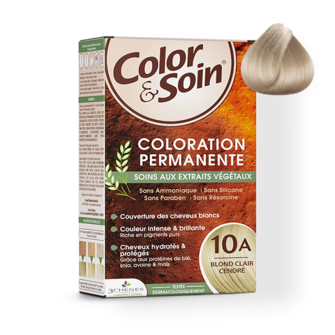 Color&Soin Přírodní barvy na vlasy: 10A - Světle Popelavá Blond