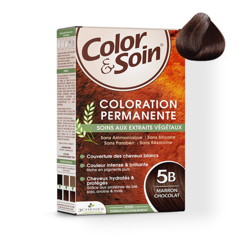 Color&Soin Přírodní barvy na vlasy: 5B - Čokoládově Hnědá