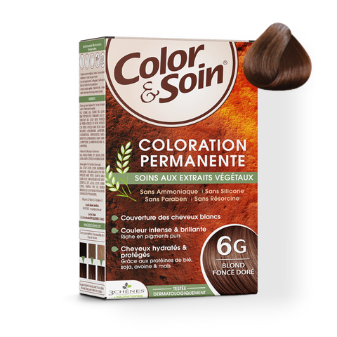 Color&Soin Přírodní barvy na vlasy: 6G Tmavá Zlatá Blond