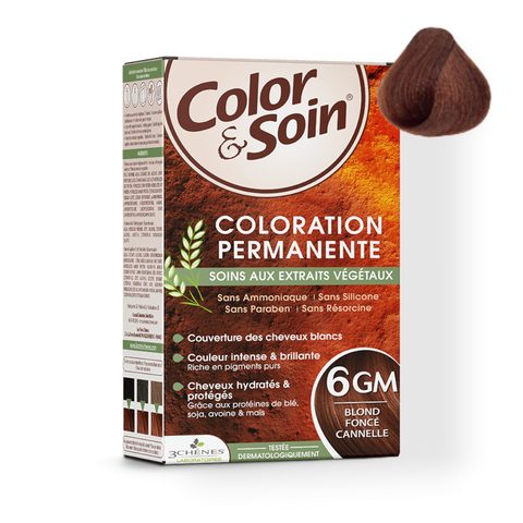 Color&Soin Přírodní barvy na vlasy: 6GM – Tmavá skořicová blond
