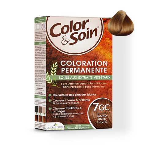 Color&Soin Přírodní barvy na vlasy: 7GC - Zlatá měděná blond