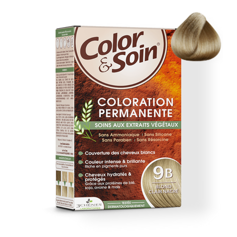 Color&Soin Přírodní barvy na vlasy: 9B – Světle perleťová blond