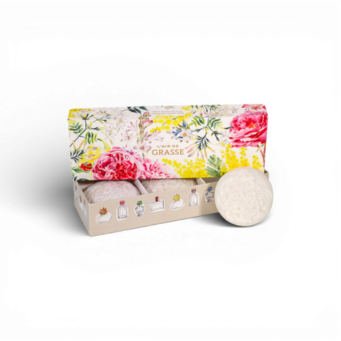 Fragonard L'Air de Grasse Sada 3 parfémovaných mýdel