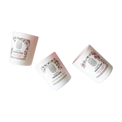 La Petite Madeleine Sada 3 mini parfémovaných svíček