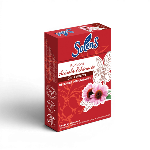 Solens Bonbóny Acerola Echinacea. Bez cukru. 66 g