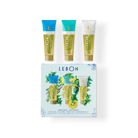 Lebon Dárková sada Blue Mood - zubní pasty 3 x 25 ml