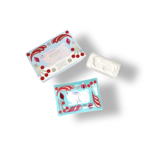 Fragonard Bonjour Bonheur Mýdlo a podtácek